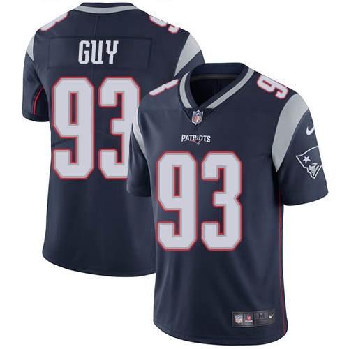 Men's New England Patriots #93 Lawrence Guy Navy Blue Vapor Untouchable Limited Stitched NFL Jersey
